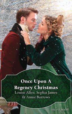 Book cover for Once Upon A Regency Christmas/On A Winter's Eve/Marriage Made At Christmas/Cinderella's Perfect Christmas