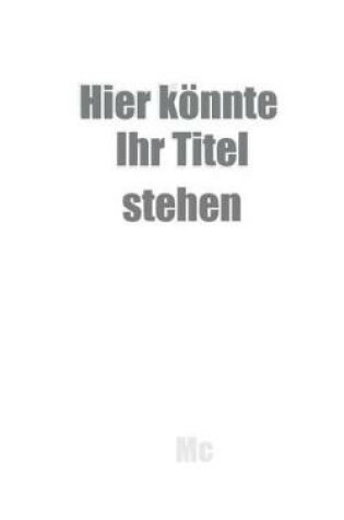 Cover of Hier könnte Ihr Titel stehen