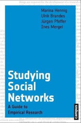 Cover of Studying Social Networks