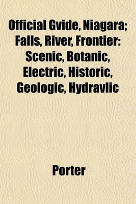 Book cover for Official Gvide, Niagara; Falls, River, Frontier