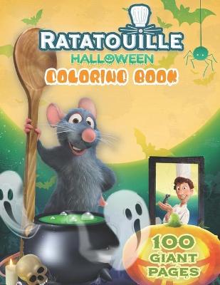 Book cover for Ratatouille Halloween Coloring Book