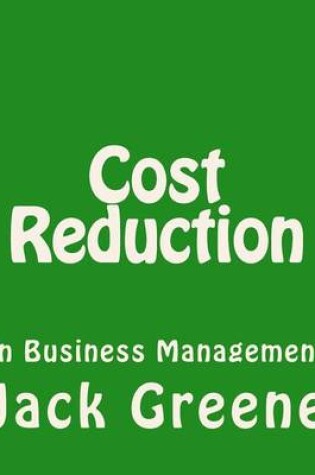 Cover of Cost Reduction