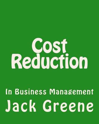 Book cover for Cost Reduction