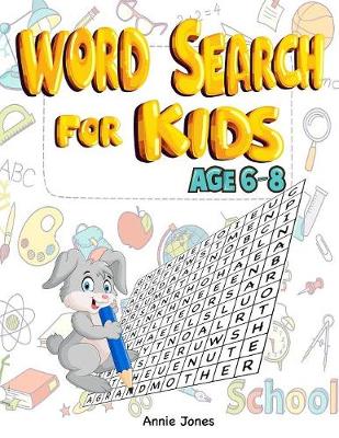 Book cover for Word Search for Kids age 6-8