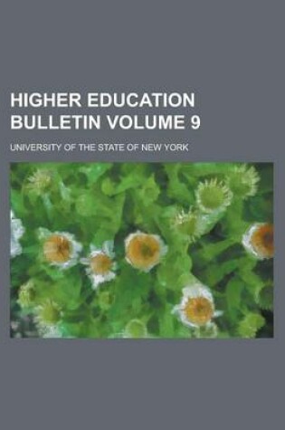 Cover of Higher Education Bulletin Volume 9