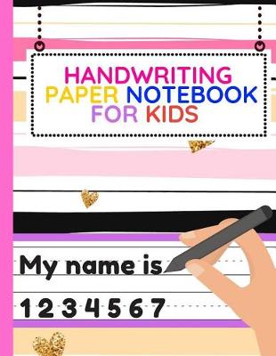 Book cover for Handwriting Paper Notebook for Kids