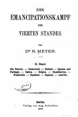 Book cover for Der Emancipationskampf des vierten Standes