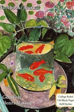 Cover of Notebook/Journal - Goldfish - Henri Matisse