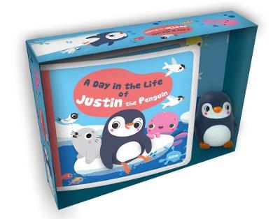 Book cover for A Day in the Life of Justin the Penguin (box edition)