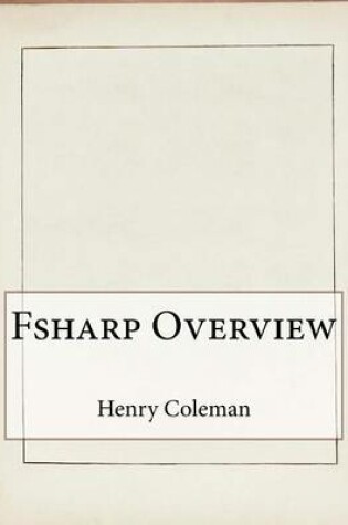 Cover of Fsharp Overview