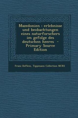 Cover of Mazedonien
