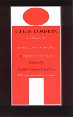 Book cover for Life in Common: An Essay in General Anthropology