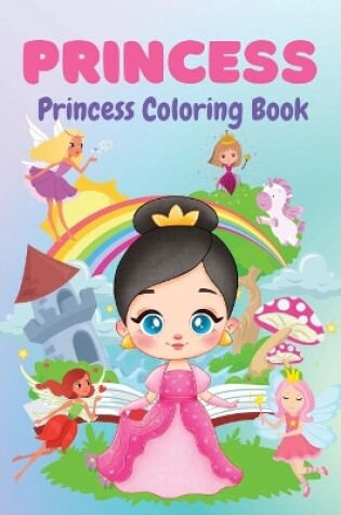 Cover of Princess Coloring Book for Kids