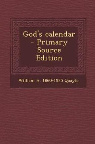 Cover of God's Calendar