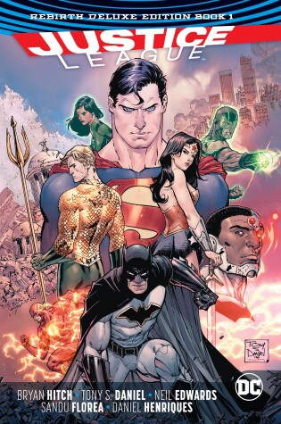 Cover of Justice League: The Rebirth Deluxe Edition Book 1 (Rebirth)