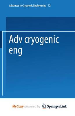 Cover of Advances in Cryogenic Engineering