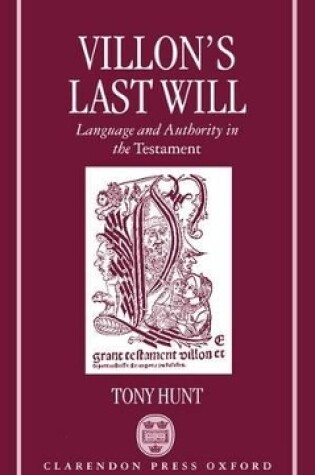 Cover of Villon's Last Will