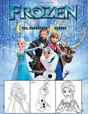 Book cover for Frozen Coloring Book