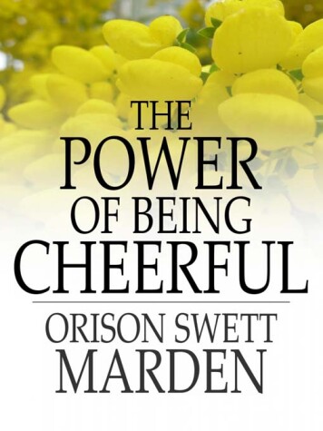 Book cover for The Power of Being Cheerful