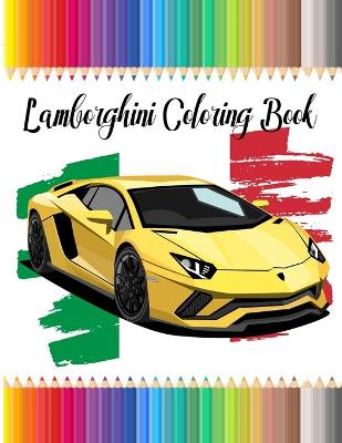 Book cover for Lamborghini coloring book