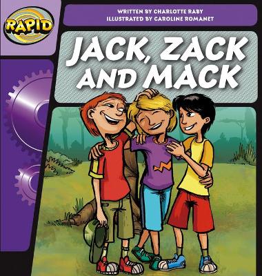 Book cover for Rapid Phonics Step 2: Jack, Zack and Mack (Fiction)