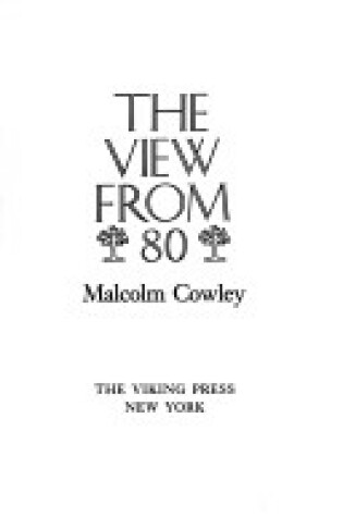 Cover of The View from 80