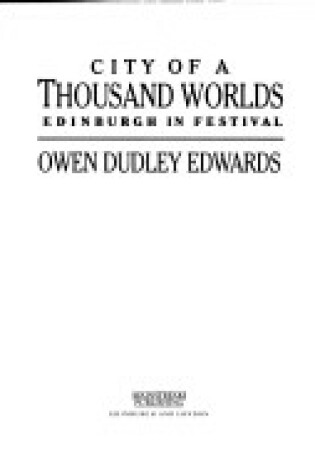 Cover of City of a Thousand Worlds