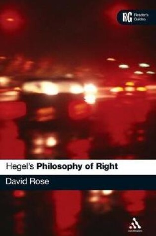 Cover of Hegel's 'Philosophy of Right'