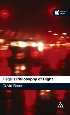 Cover of Hegel's 'Philosophy of Right'