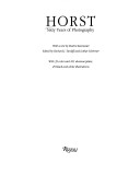 Book cover for Horst