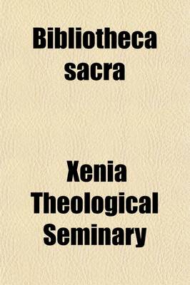 Book cover for Bibliotheca Sacra (Volume 39)