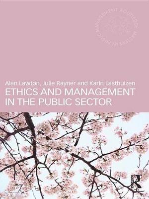 Book cover for Ethics and Management in the Public Sector