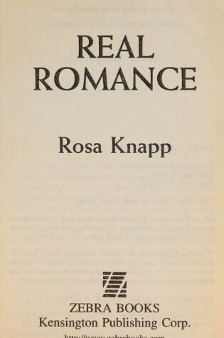 Cover of Real Romance