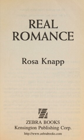 Book cover for Real Romance
