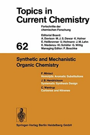 Cover of Synthetic and Mechanistic Organic Chemistry