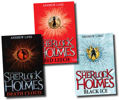 Book cover for Young Sherlock Holmes Collection Set (Death Cloud, Red Leech, Black Ice)