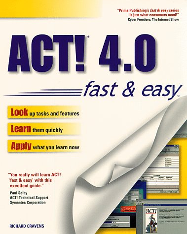 Book cover for Act! 4.0