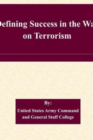 Cover of Defining Success in the War on Terrorism