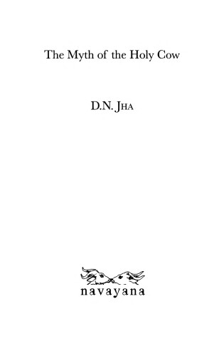 Cover of Myth of the Holy Cow