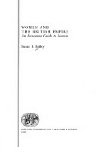 Cover of Women & the British Empire