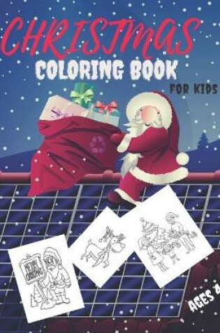 Cover of Christms Coloring Book for Kids Ages 4-8