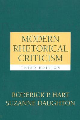 Book cover for Modern Rhetorical Criticism