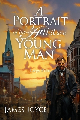 Book cover for A Portrait of the Artist as a Young Man (Large Print, Annotated)