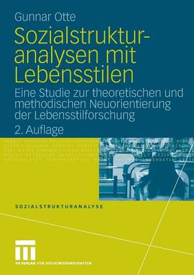 Cover of Sozialstrukturanalysen mit Lebensstilen