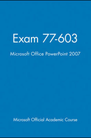 Cover of Exam 77-603, High School Version