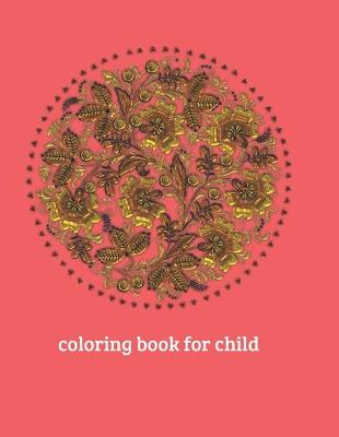 Book cover for Coloring book for child.