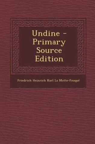 Cover of Undine