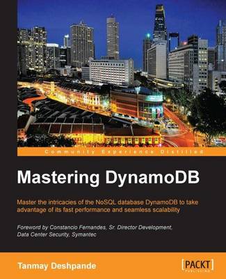 Book cover for Mastering DynamoDB