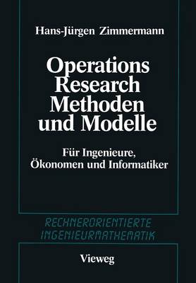 Cover of Methoden Und Modelle Des Operations Research