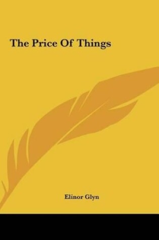 Cover of The Price of Things the Price of Things
